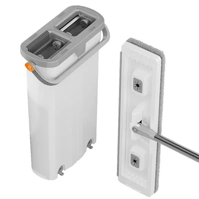 Plochý mop s úzkym škrabaním švu